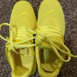 Bright Yellow Nike Presto